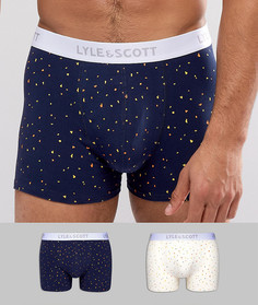 Набор из 2 боксеров-брифов (темно-синие, бежевые) Lyle &amp; Scott - Мульти