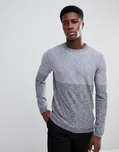 Джемпер в стиле колор блок Selected Homme - Синий