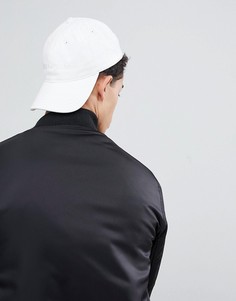 Белая парусиновая бейсболка с логотипом Emporio Armani - Белый