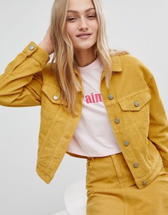Вельветовая куртка от комплекта горчичного цвета ASOS - Желтый