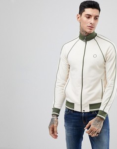 Светло-бежевый спортивный свитшот Pretty Green - Светло-бежевый