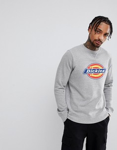Серый свитшот с крупным логотипом Dickies Harrison - Серый