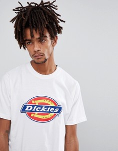 Белая футболка с принтом подковы Dickies - Белый