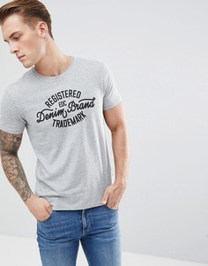 Серая футболка с принтом Esprit - Серый