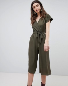 Комбинезон с запахом New Look - Зеленый