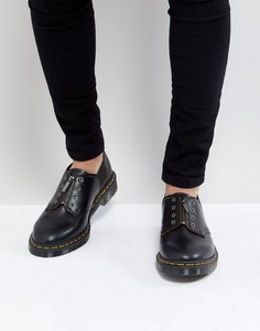 Туфли с молнией и 3 парами люверсов Dr Martens Fusion 1461 - Черный