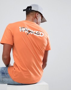 Футболка с принтом Wicked Jack &amp; Jones Originals - Оранжевый