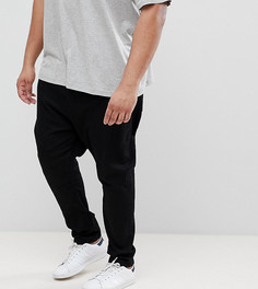 Черные джинсы с заниженным шаговым швом ASOS PLUS - Черный