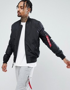 Черный бомбер узкого кроя Alpha Industries MA1-TT - Черный