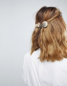 Заколка для волос с кованным эффектом ASOS - Золотой