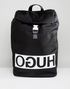 Черный рюкзак с логотипом HUGO - Черный