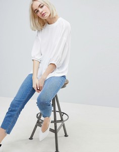 Повседневная тканая футболка ASOS - Белый