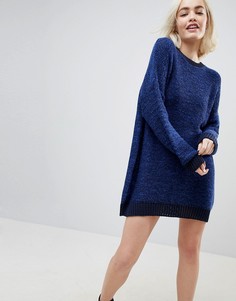 Платье-джемпер оверсайз из крученой пряжи ASOS - Черный