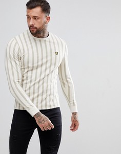 Кремовый свитшот в полоску Lyle &amp; Scott Deckchair - Бежевый