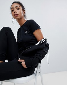 Футболка с круглым вырезом и логотипом Armani Exchange - Черный