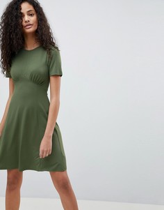 Чайное платье мини ASOS - Зеленый
