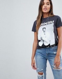 Футболка с принтом Eminem ASOS - Черный
