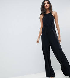 Комбинезон с присборенной талией ASOS TALL - Черный