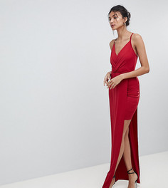 Платье мини с запахом ASOS TALL - Красный