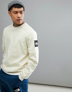 Бежевый свитшот с круглым вырезом The North Face Fine 2 - Белый