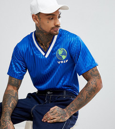 Синяя футболка в полоску Reclaimed Vintage Inspired - Синий