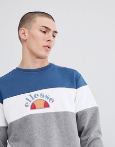 Серый свитшот в стиле колор блок ellesse - Серый