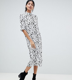 Платье со звериным принтом ASOS TALL EXCLUSIVE - Мульти