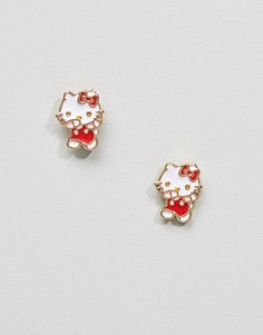 Серьги с отделкой Hello Kitty x ASOS - Золотой