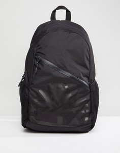Черный рюкзак из ткани рипстоп с большим логотипом Timberland - Черный