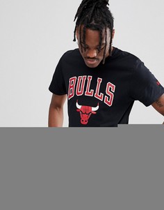 Черная футболка с логотипом Chicago Bulls New Era NBA - Черный