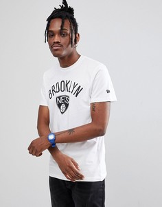 Белая футболка с логотипом Brooklyn Nets New Era NBA - Белый