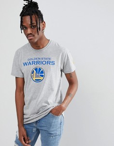 Серая футболка New Era NBA Golden State Warriors - Серый