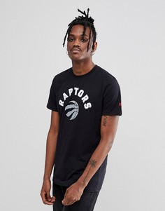 Черная футболка New Era NBA Raptors - Черный