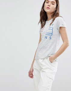 Футболка с логотипом Tommy Jeans - Серый