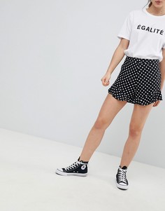Расклешенные шорты в горошек ASOS Tailored - Мульти
