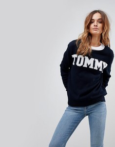 Джемпер с логотипом Tommy Hilfiger - Черный