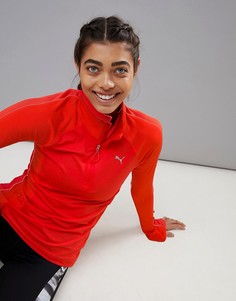 Топ на молнии Puma Running - Красный