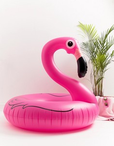 Розовый надувной фламинго Big Mouth - Мульти