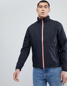 Черная куртка на молнии с убирающимся капюшоном Tommy Hilfiger - Черный