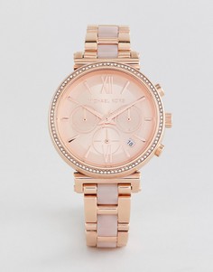 Наручные часы цвета розового золота Michael Kors MK6560 Sofie 39 мм - Золотой