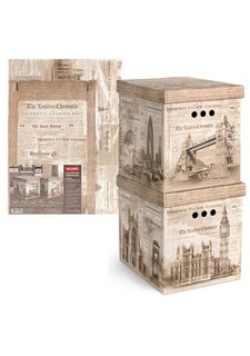 Короб картонный складной в комплекте (2 шт.) TRAVELLING ENGLAND Valiant