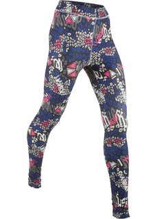 Легинсы (черный с рисунком) Bonprix