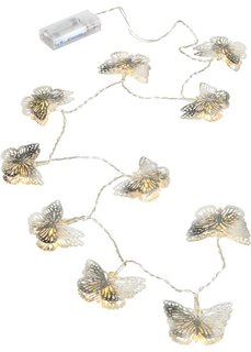 Гирлянда светодиодная Бабочки (серебристый) Bonprix