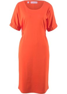 Платье из трикотажа, рукав летучая мышь − дизайн от Maite Kelly (оранжевый) Bonprix