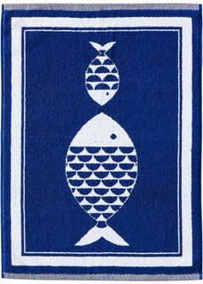 Коврик для ног Рыбы (синий) Bonprix