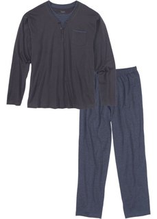 Пижама (ночная синь/синий меланж) Bonprix