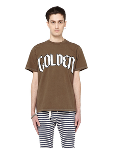 Хлопковая футболка Golden Goose