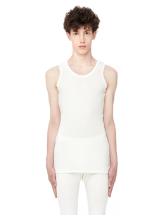 Хлопковая майка в рубчик Spalwart