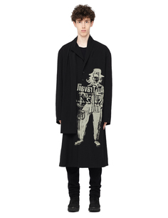 Шерстяное пальто Yohji Yamamoto