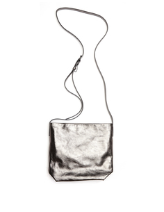 Сумка из серебристой кожи Ann Demeulemeester